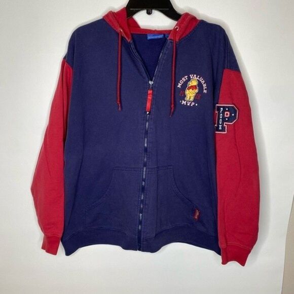 Vintage 90s 1990s Winnie the Pooh most valuable player Jacket extra large XL y2k - Picture 8 of 8
